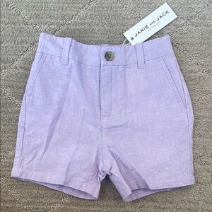 Janie and Jack Purple Chino Shorts